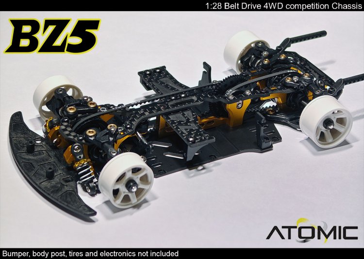 BZ5 Belt Drive 4WD Chassis Kit (No electronics) - Click Image to Close