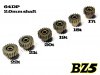 Hard Coated 64DP Pinion Set 17-22T (BZ5)