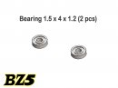 Bearing 1.5 x 4 x 1.2 (2 pcs)